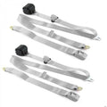 Gray Retractable Bucket Seat Belt Kit, 2 Belts H207