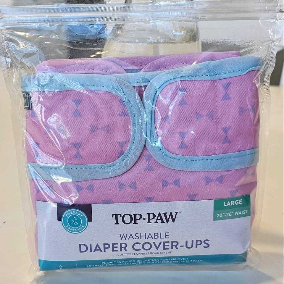 Washable Pink Diaper Cover Ups B1180
