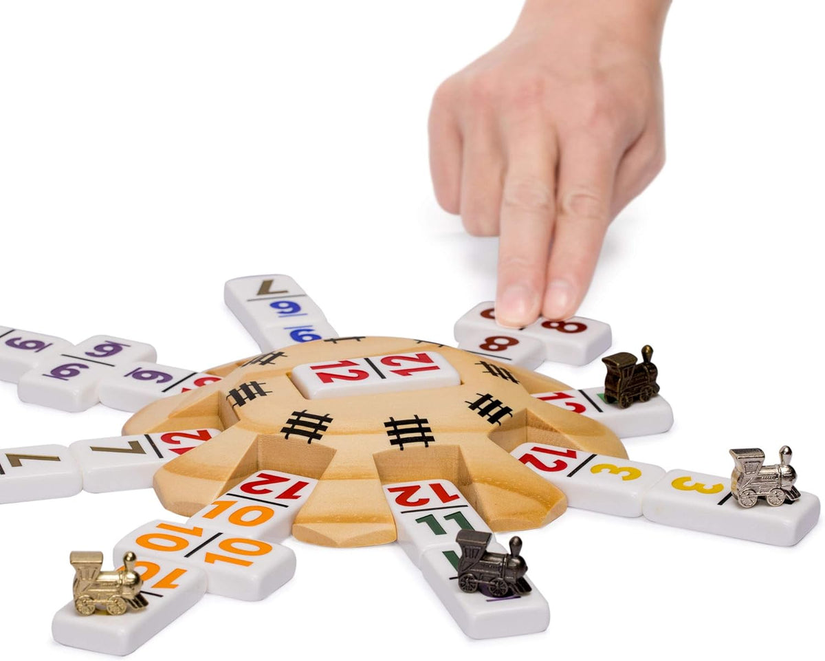Mexican Train Complete Set with Double 12 Number Dominoes N2666