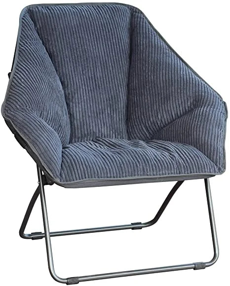 Gray Hexagon Folding Dish Chair C178