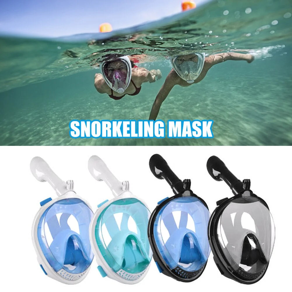 Full Face Snorkeling Mask Anti-fog Diving Equipment Q9595