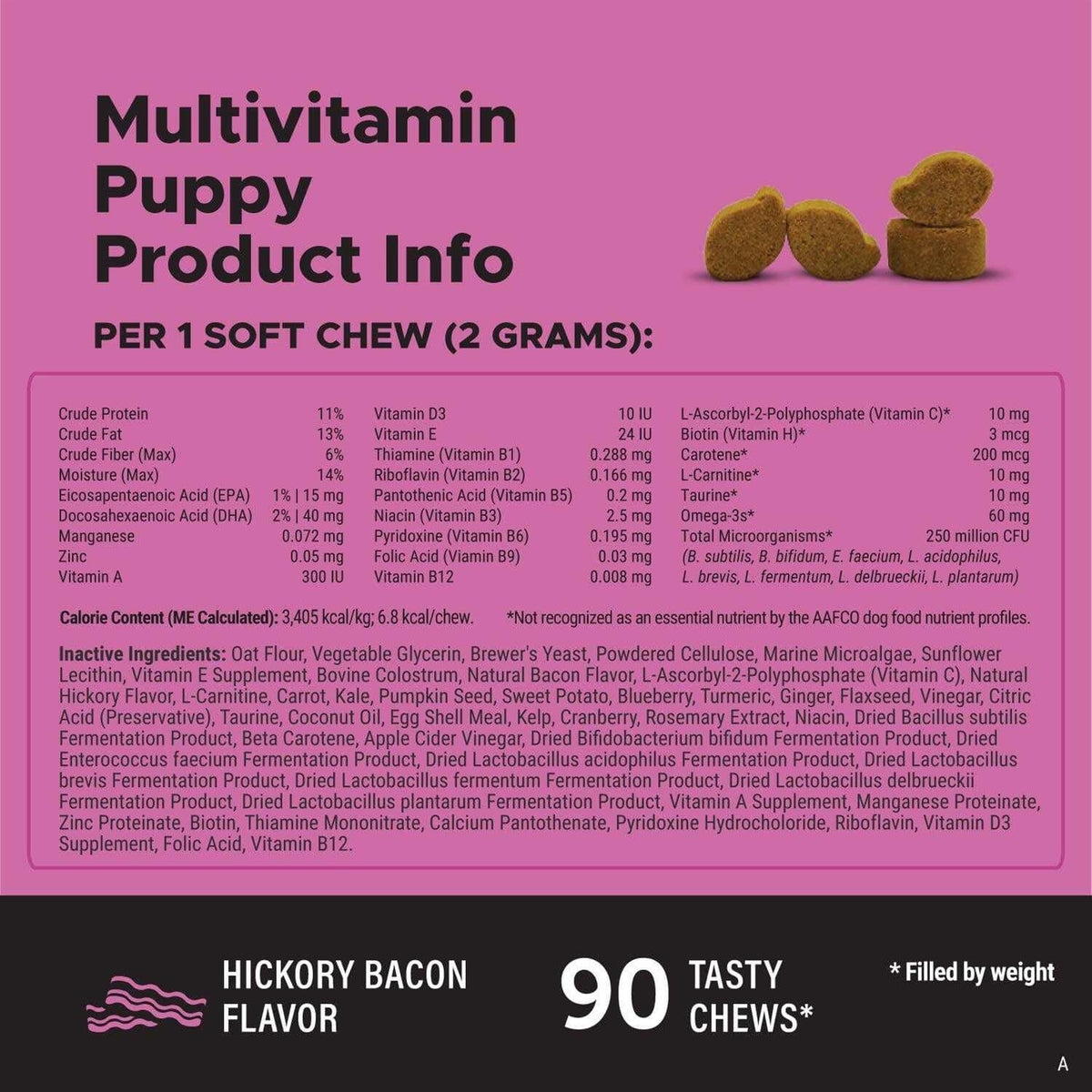 Puppy Multivitamin Glucosamine Soft Chews O8228