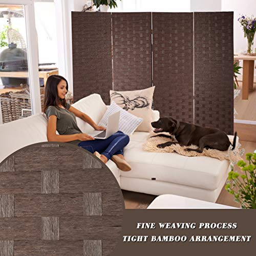 4 Panel Folding Wooden Room Divider M2533