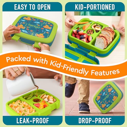 BPA-Free Leak-Proof 5-Compartment Kids Lunch Box F601397