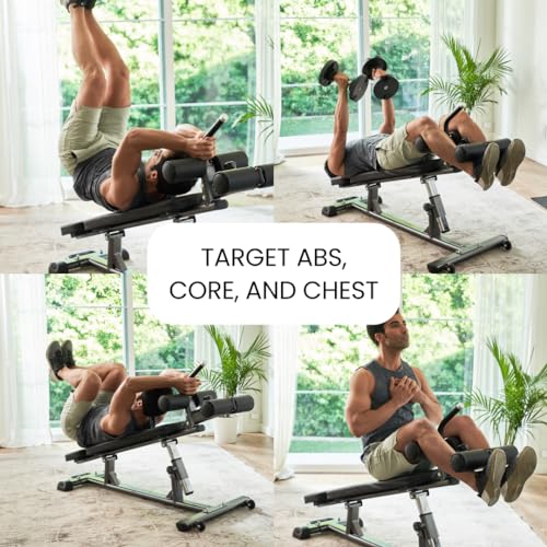 Adjustable Weight Bench with Reverse Crunch Handle H8097