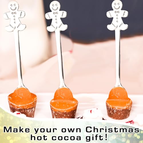 24 Pcs Stainless Steel Christmas Stirring Spoons A22627