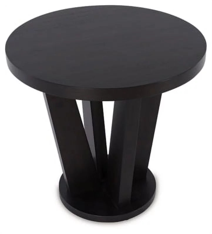 Dark Brown End Table Y9228