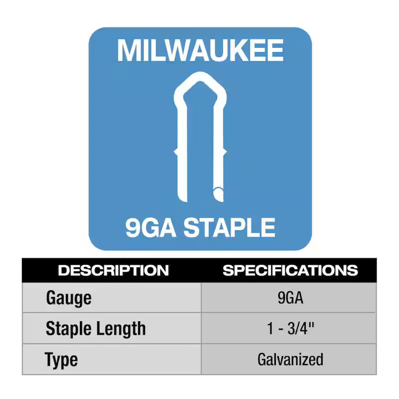 1-3/4 in. 9-Gauge Galvanized Staples (960 Per Box) G90009
