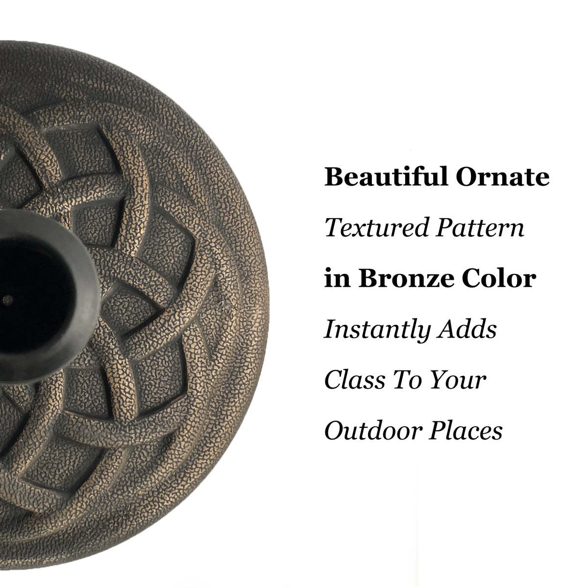 Bronze Umbrella Base X88285