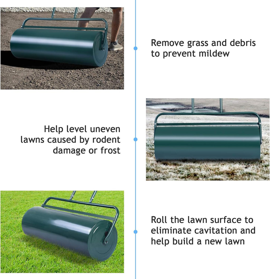 24"x13" Steel Lawn Roller I874013