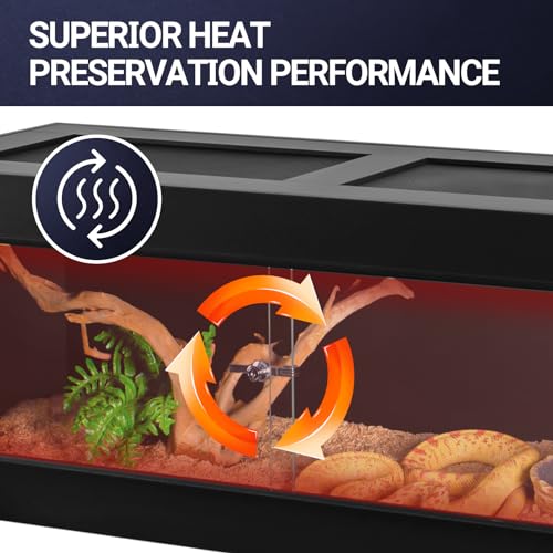 34 Gallon PVC Reptile Terrarium with Glass Sliding Door T49703