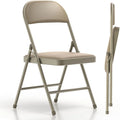 4 Pack Black Padded Folding Chairs N99650