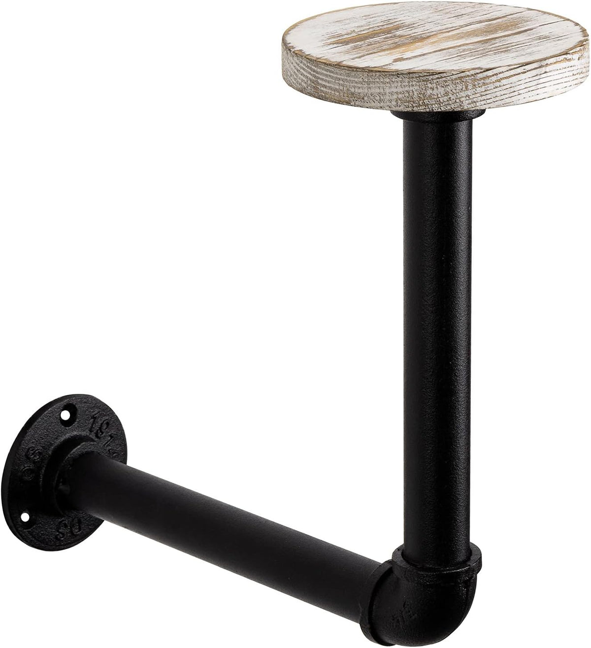 Rustic Brown Wood Hat Rack for Wall D9013