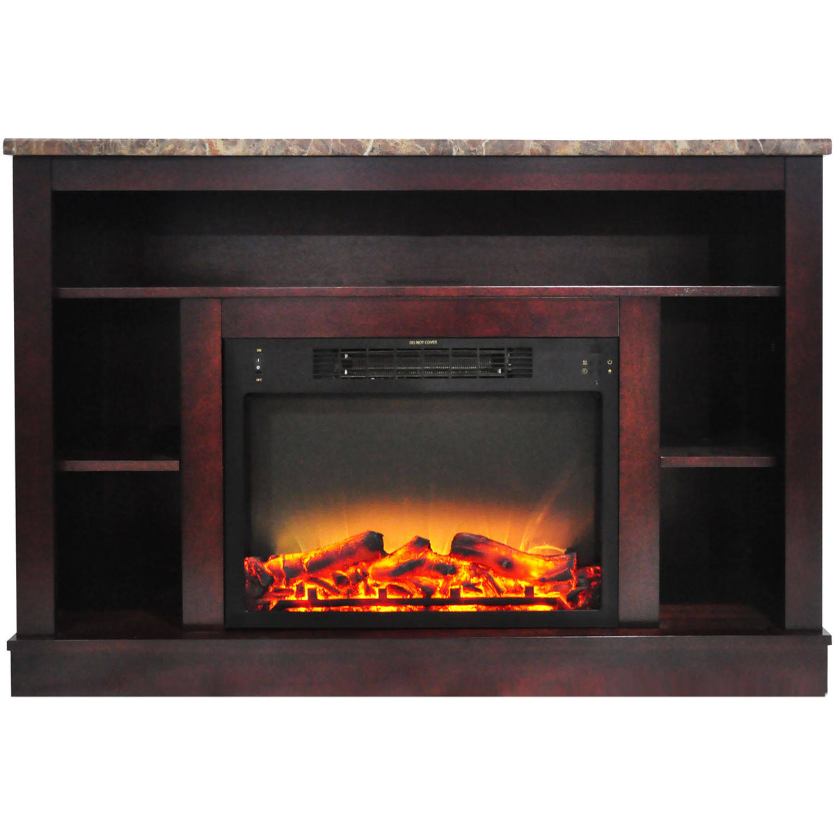Mahogany Mantel Electric Fireplace U614