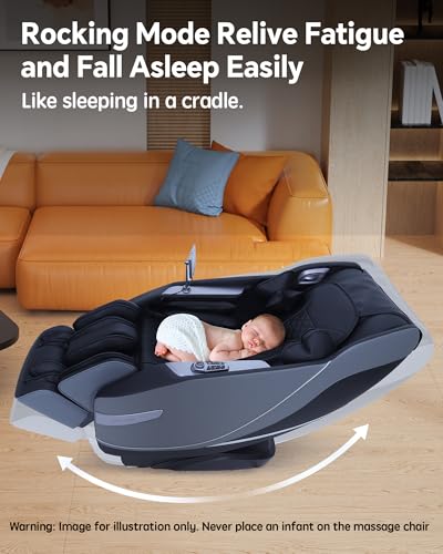 White Zero Gravity Full Body Massage Chair with Heat W74375