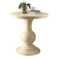 Antique White Pedestal Table H73421