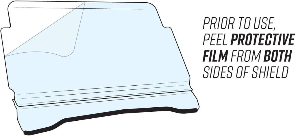1/4 Thick Clear Polycarbonate Rear Windshield M497272