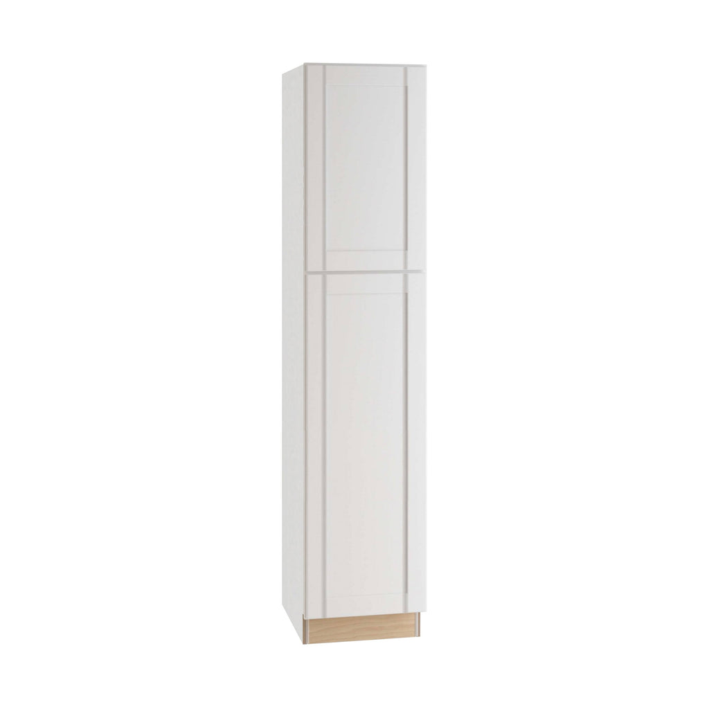 Vesper White Shaker Assembled Plywood Utility Pantry Kitchen Cabinet T769388