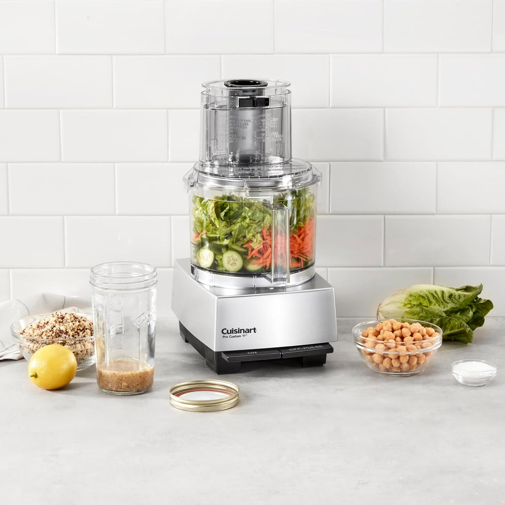 11 Cup Brushed Chrome Food Processor N8185