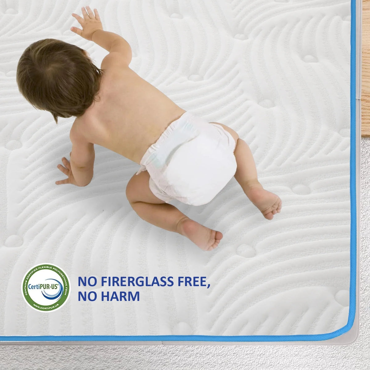 10 Inch Twin Memory Foam Mattress W430451