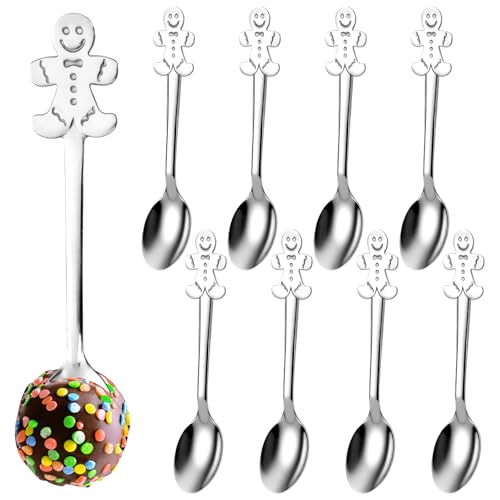 24 Pcs Stainless Steel Christmas Stirring Spoons A22627