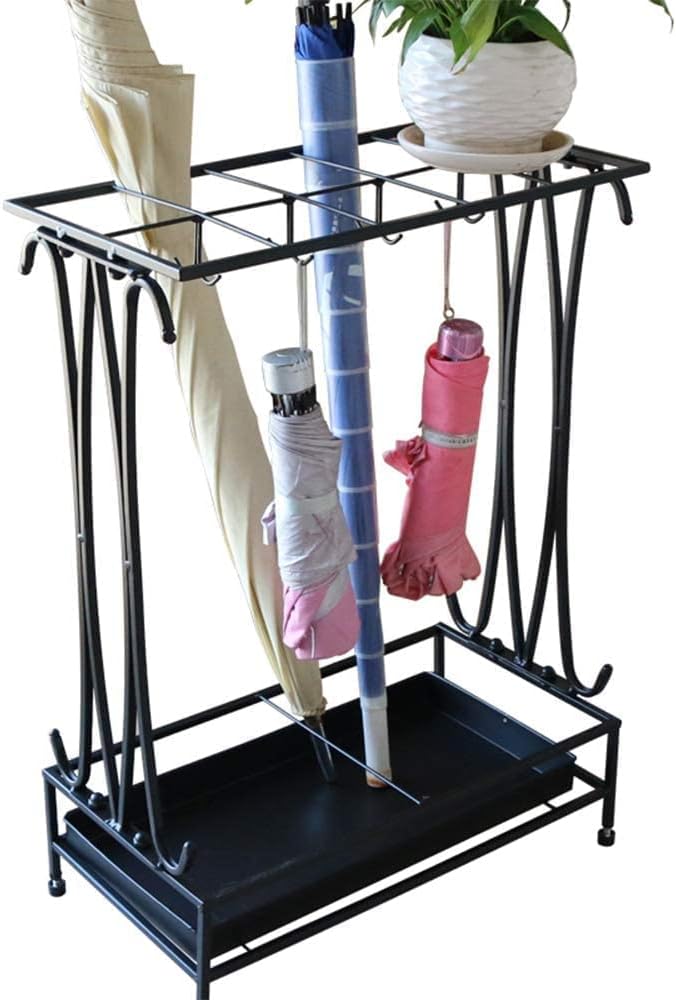 10 Slots Umbrella Rack with Removable Drip Tray Z102
