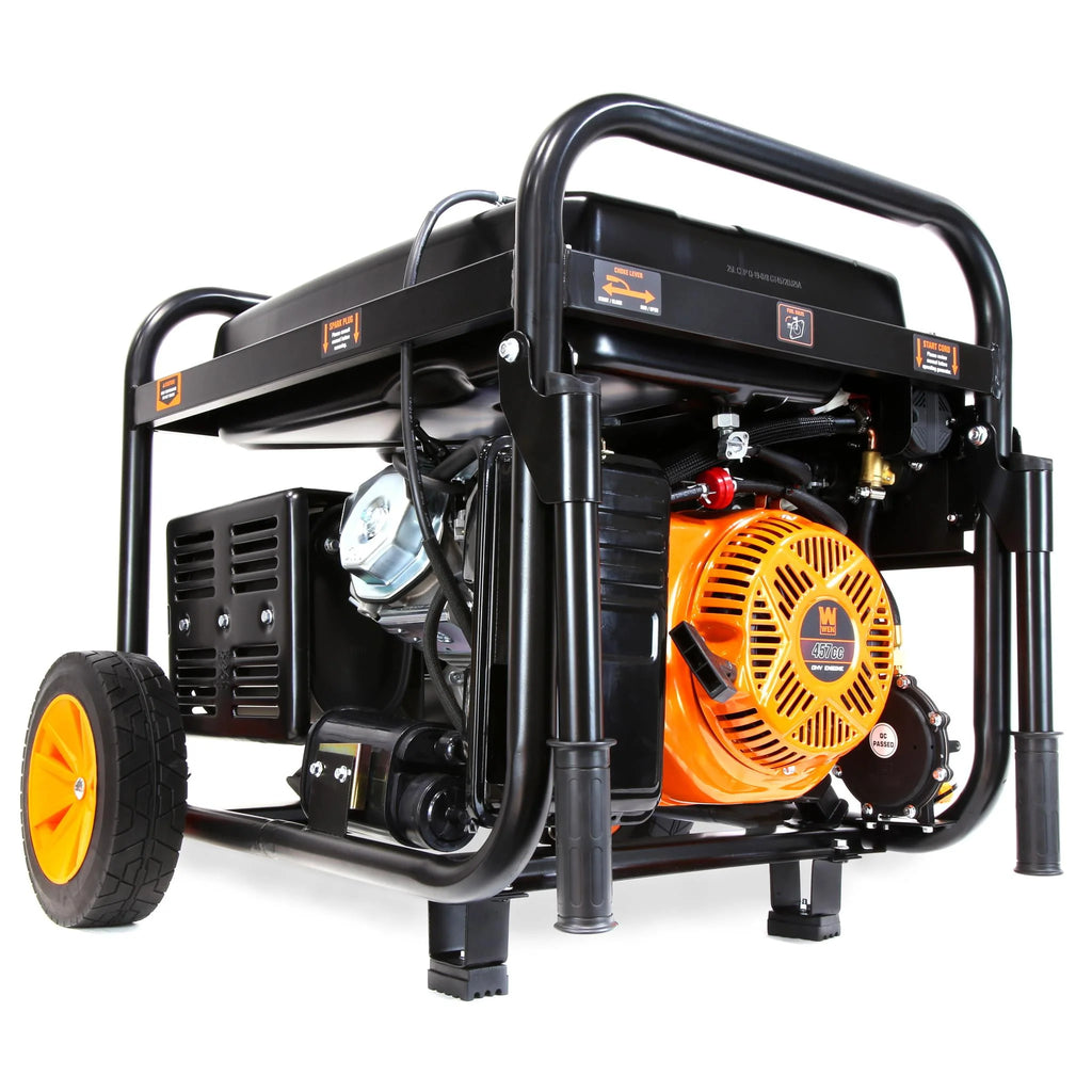 11000-Watt 120-Volt 240-Volt Dual Fuel Electric Start Portable Generator with Wheel Kit and CO Shutdown Sensor O8461