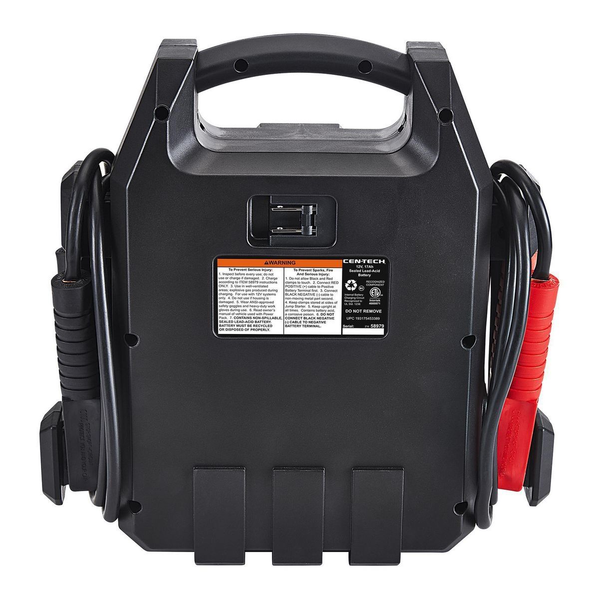 Portable Car Battery Jump Starter and Power Pack Q54126