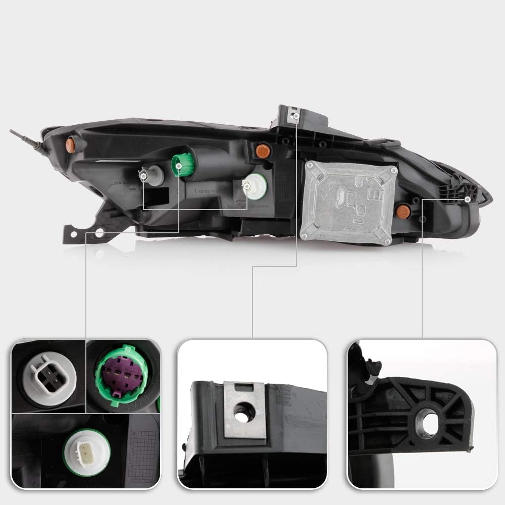 Left Right LED DRL Signal Lamps Assembly Set T844673