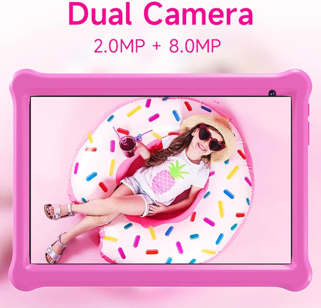 Pink 10 inch Android Tablet with Case Y520444