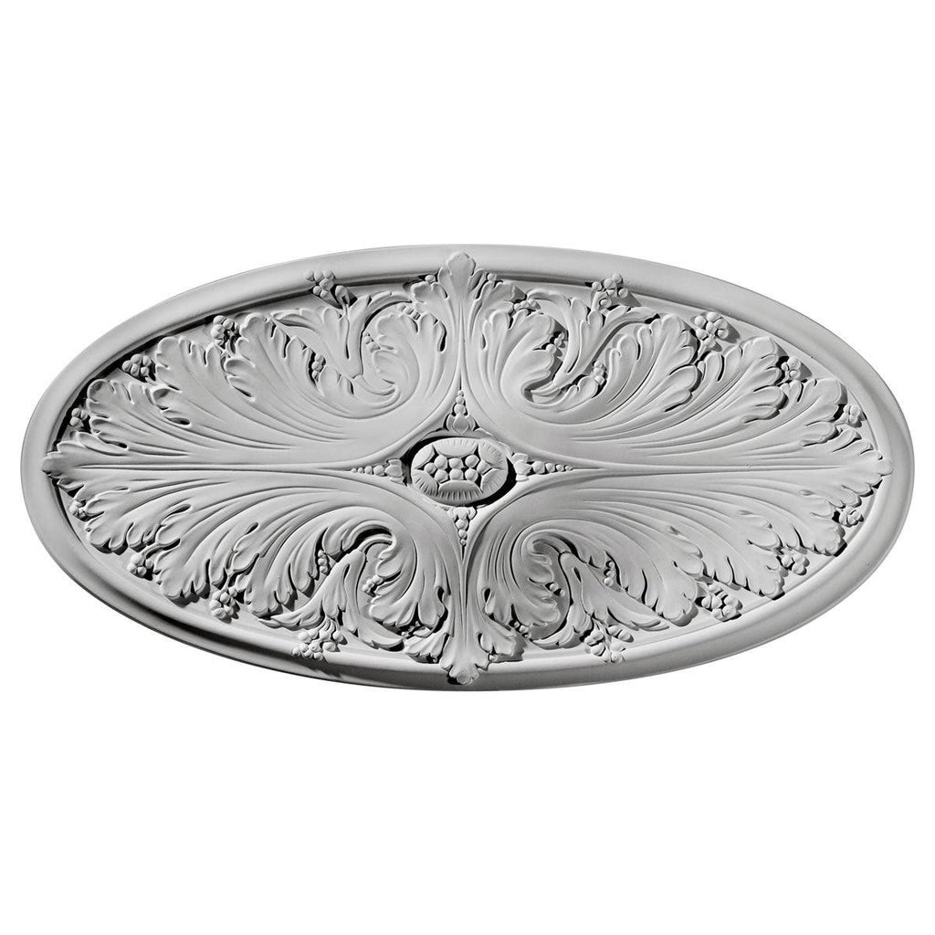 Hand-Painted Jet Black Ceiling Medallion K293