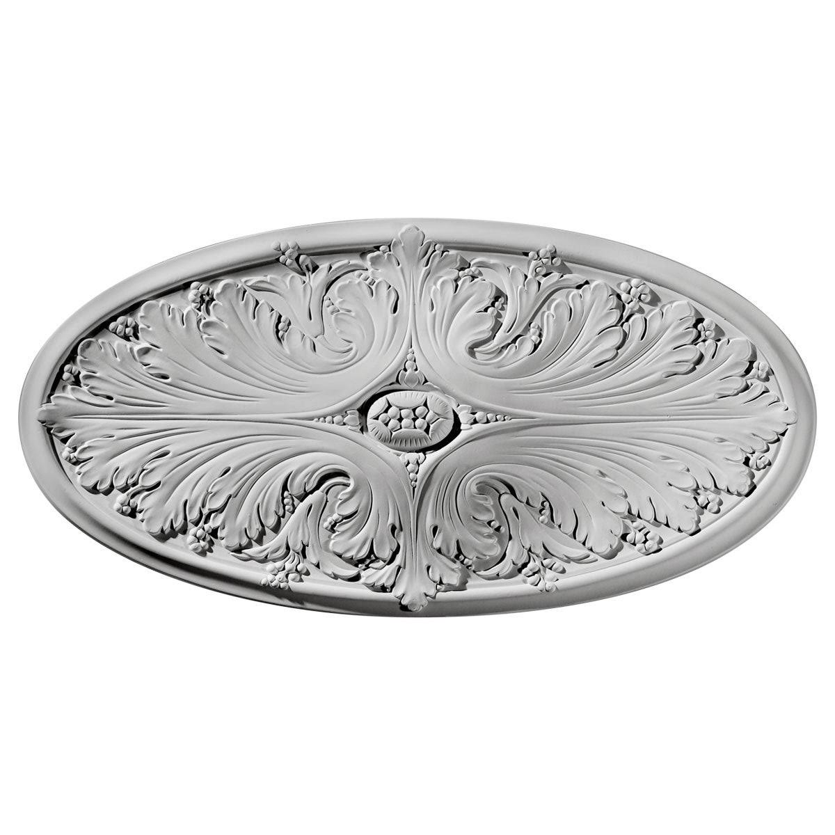 Hand-Painted Jet Black Ceiling Medallion K293