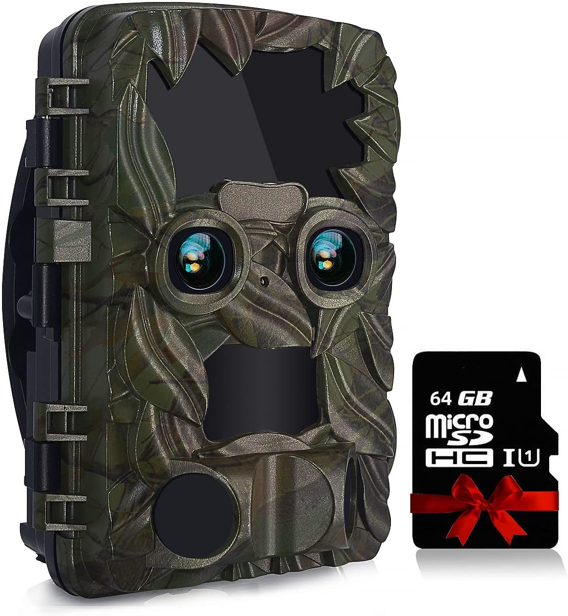 4K 20MP Dual Lens Wide-Angle Motion Sensor Trail Camera D5729