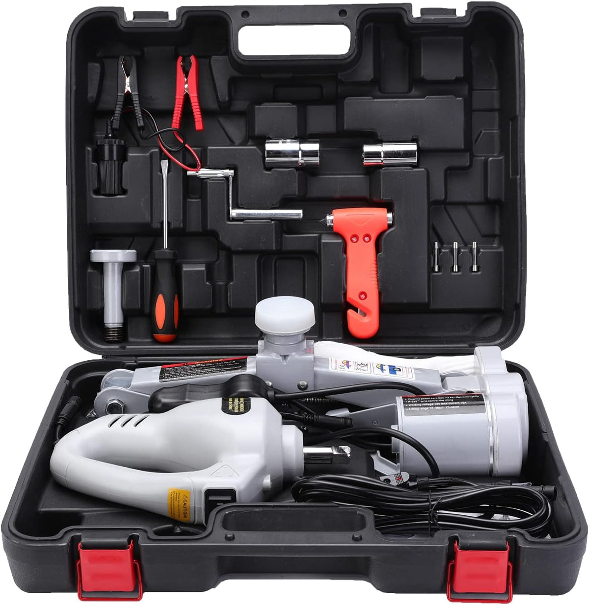 Electric Car Jack Kit with Power Impact Wrench O78616