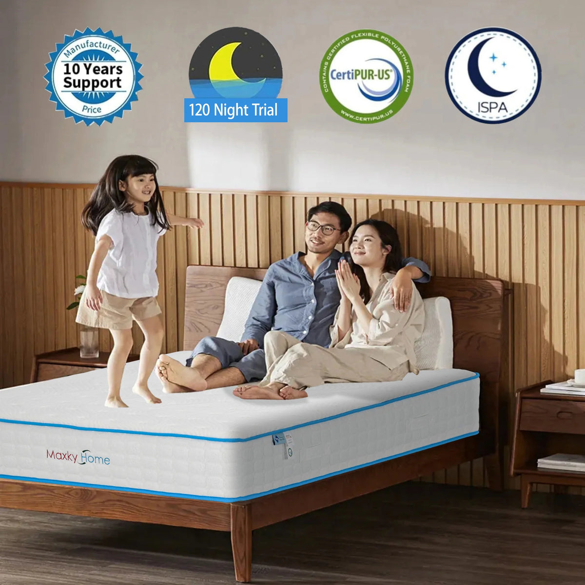 10 Inch Twin Memory Foam Mattress W430451