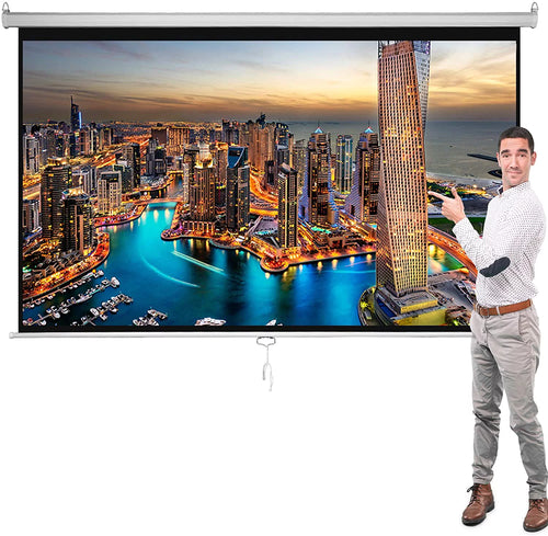 100 Inch Portable Projector Screen and Stand U9086