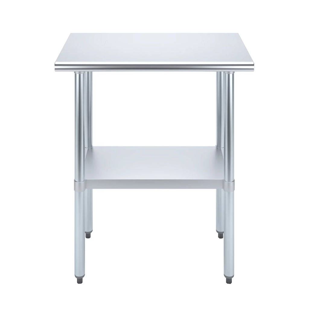 18" x 30" Stainless Steel Work Table with Undershelf Y367