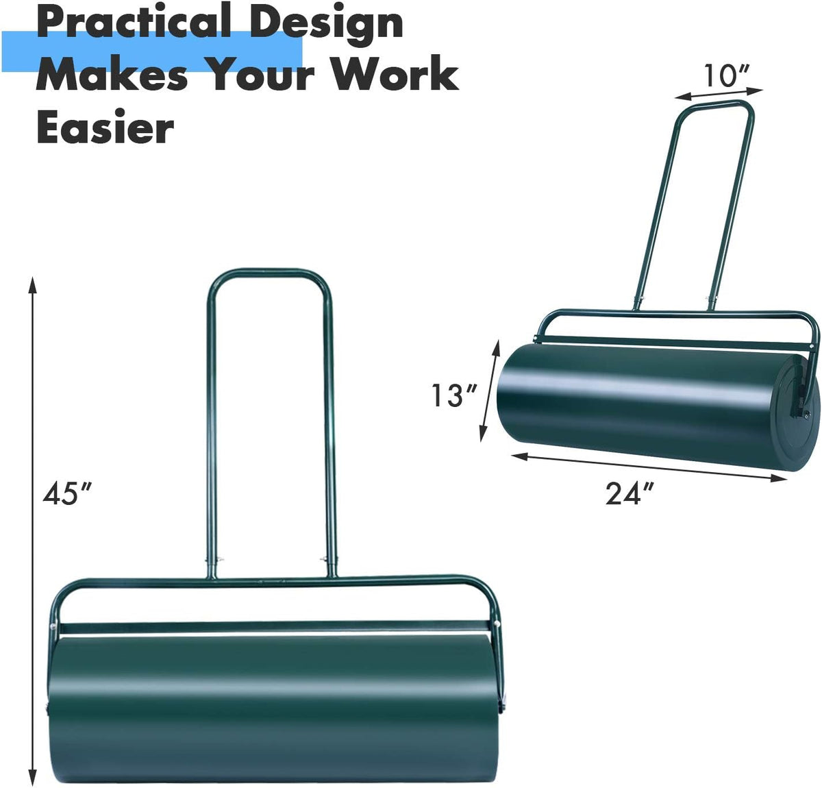 24"x13" Steel Lawn Roller I874013