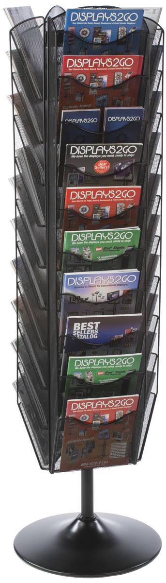 Revolving Mesh Brochure Stand V4781