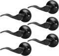 10 Pack Matte Black Passage Door Lever Sets O186833