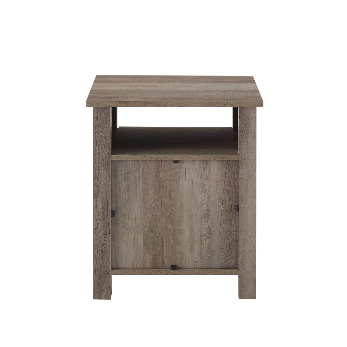 Grey Wash Glass Door Accent Table L886698