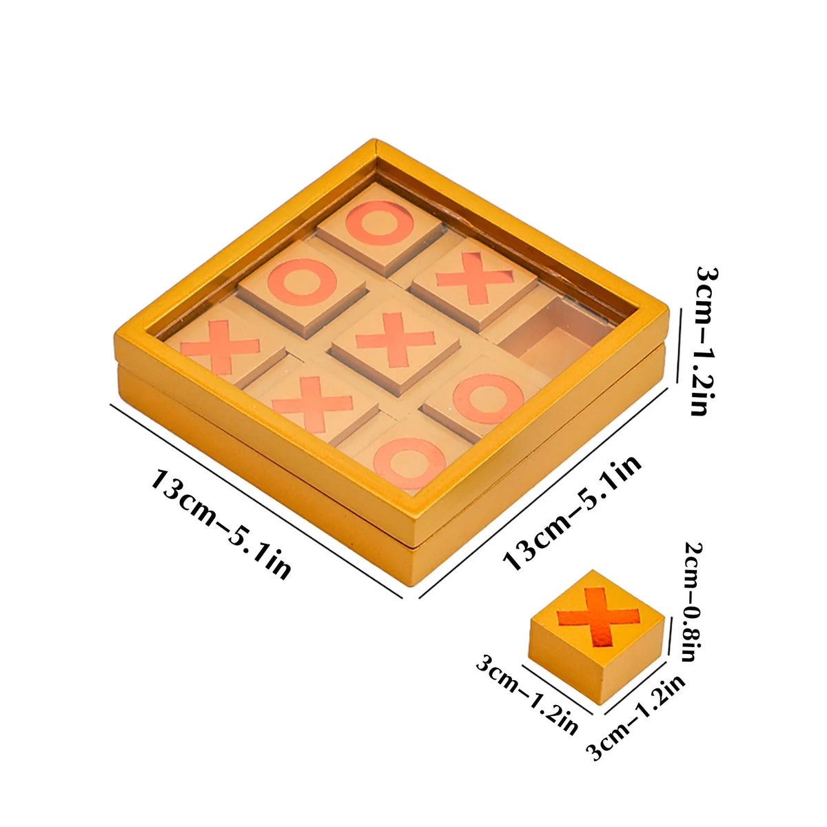 Wooden Tic Tac Toe Coffee Table Decor S91576
