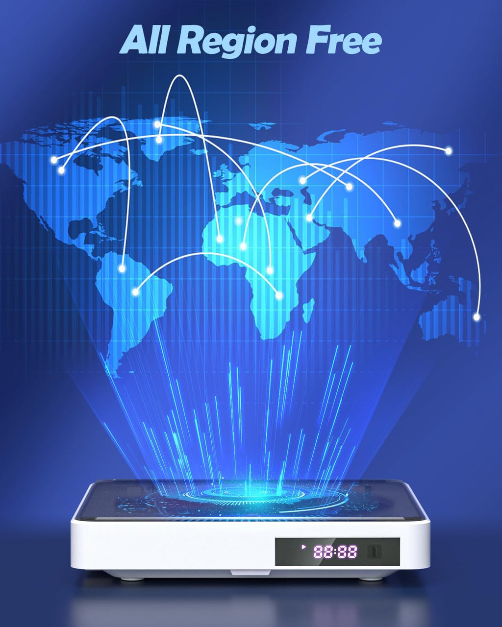 1080P Mini DVD Player with Remote Control V6261