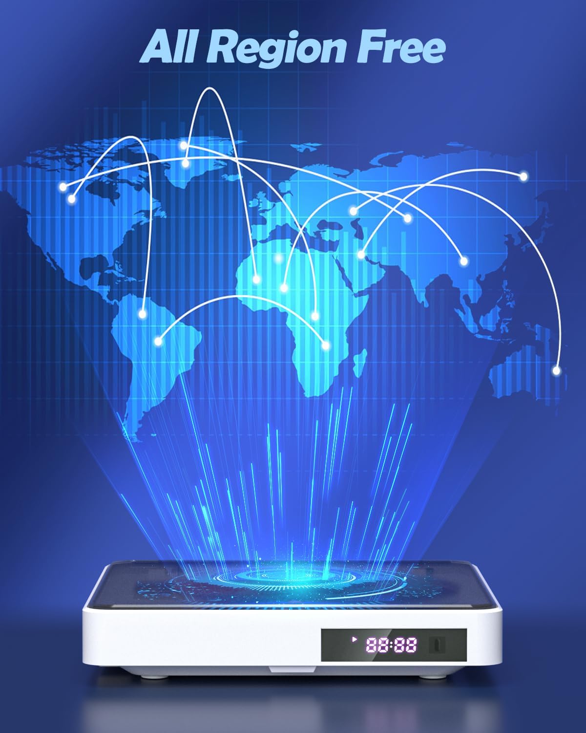 1080P Mini DVD Player with Remote Control V6261