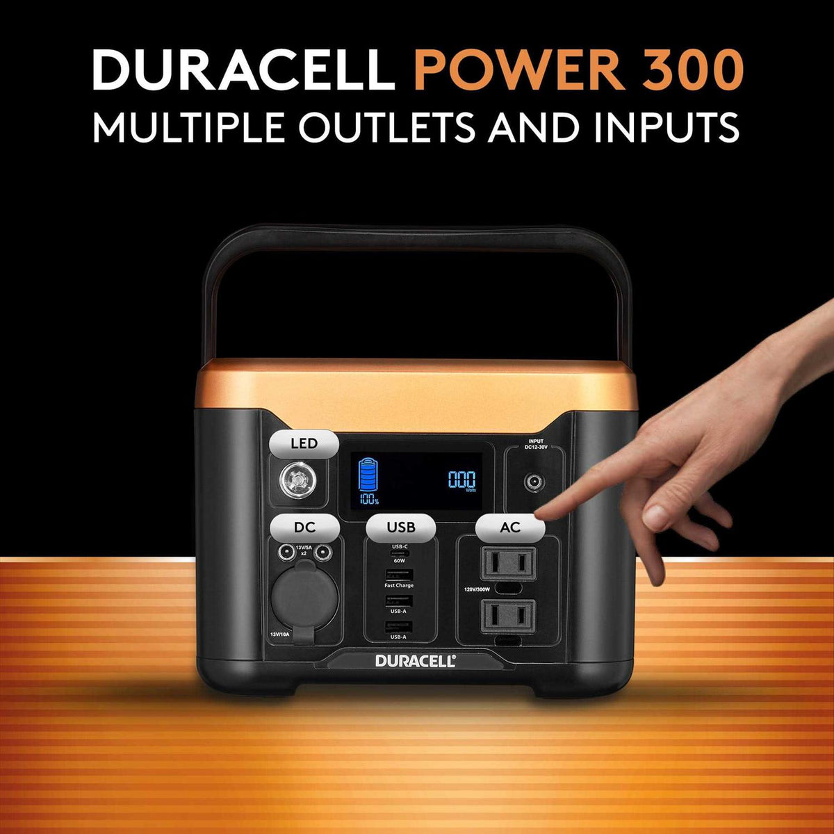 Portable Power Station 300 Lithium Battery Backup O336367