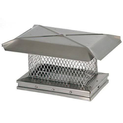 13x22 Stainless Steel Single-Flue Chimney Cap N127664