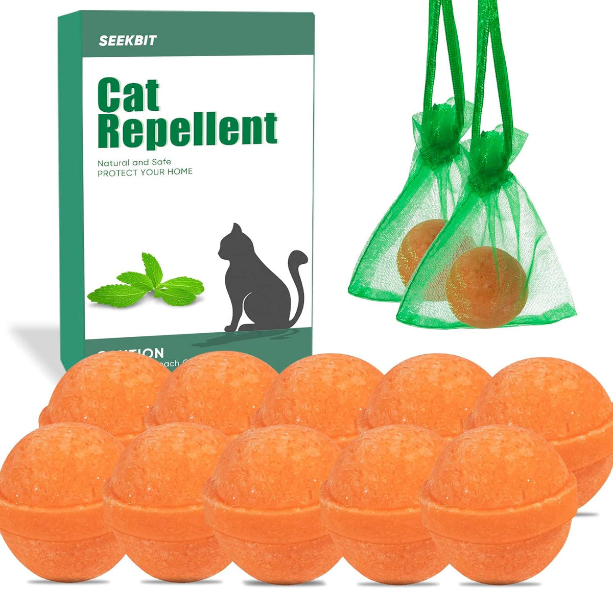 10 Pack Natural Peppermint Oil Cat Deterrent U798