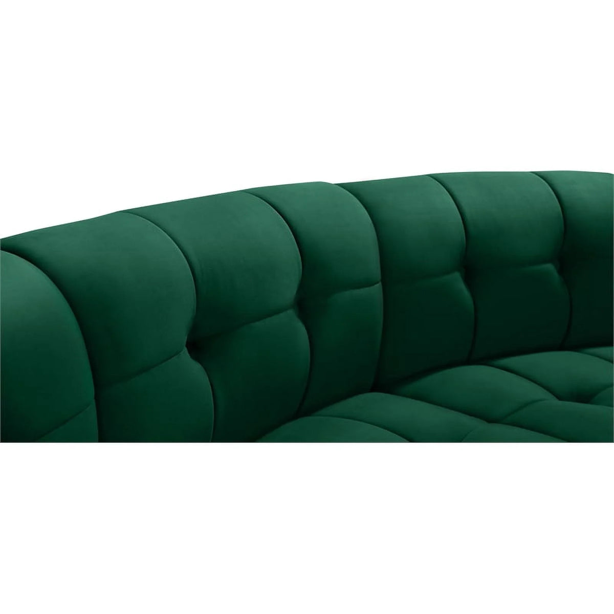 Green Velvet Tufted Modular 15 Piece Sectional Sofa D70663