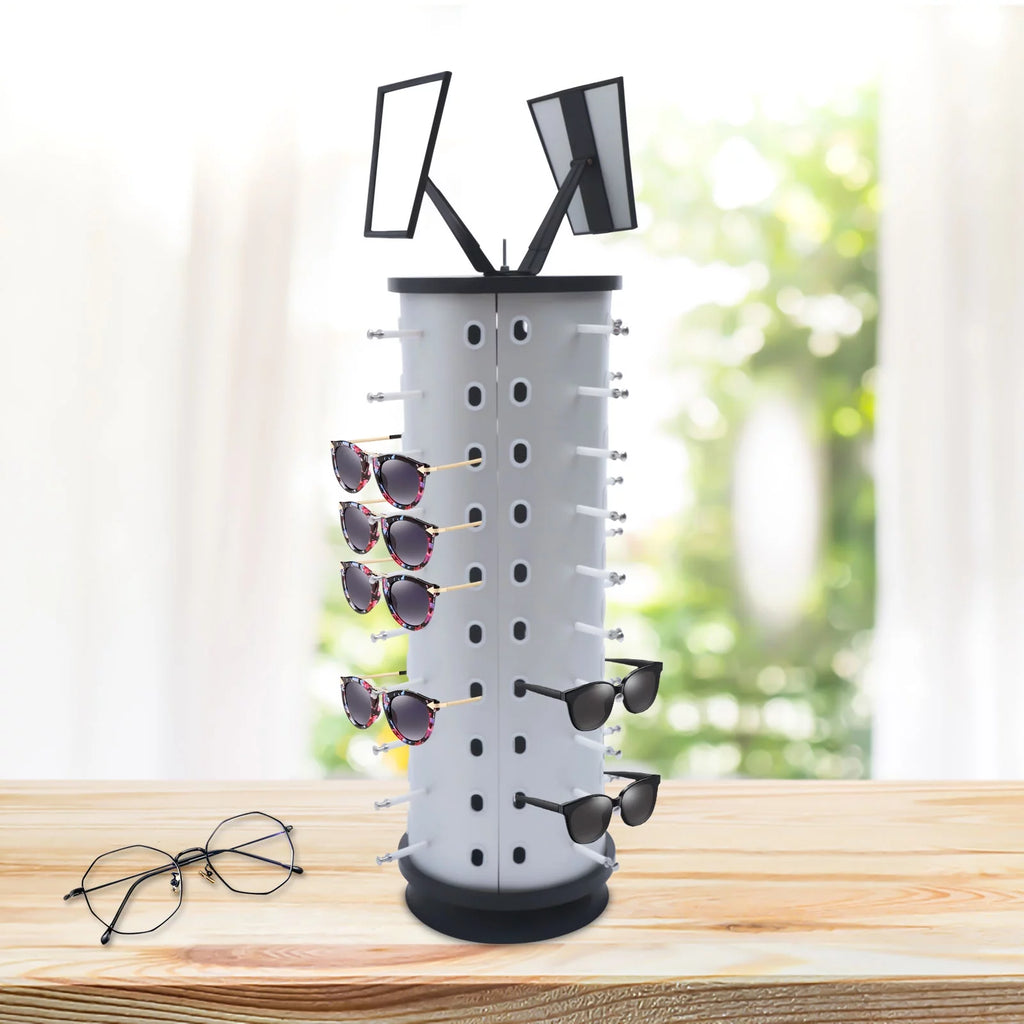 360° Rotating Sunglasses Display Stand 40 Pairs Storage Rack S9077