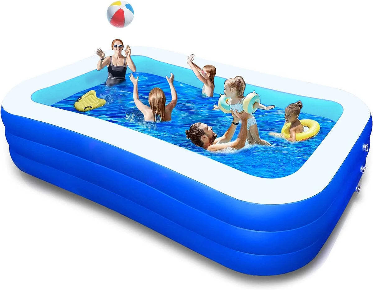 Inflatable Pool 118 X 68 X 22 Oversized Thickened L91126